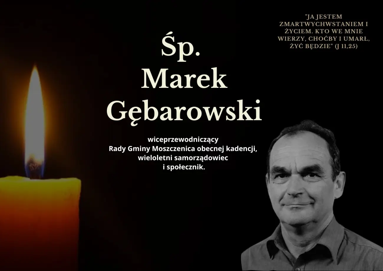 Zmarł Marek Gębarowski. Samorządowiec i społecznik miał 63 lata