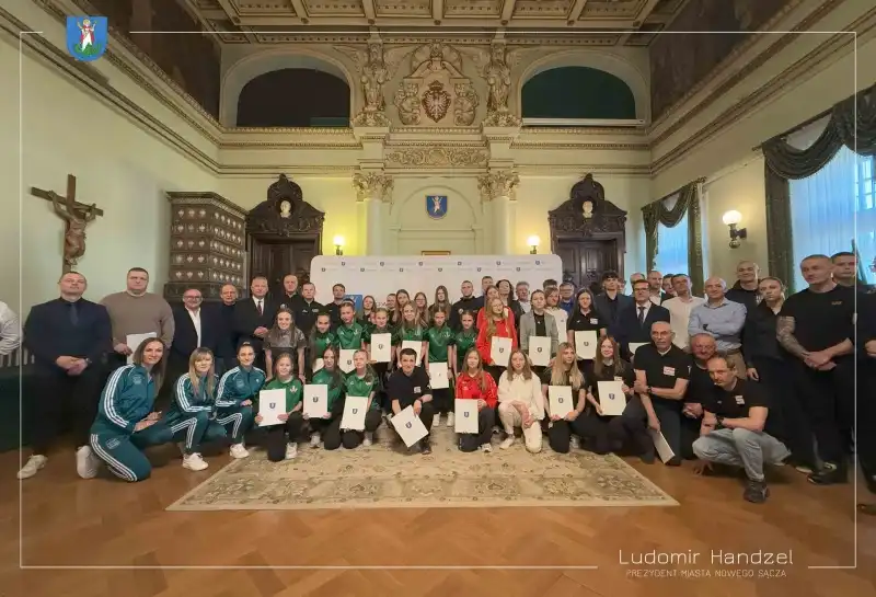 Sportowcy i trenerzy roku 2024 uhonorowani przez Prezydenta Ludomira Handzla