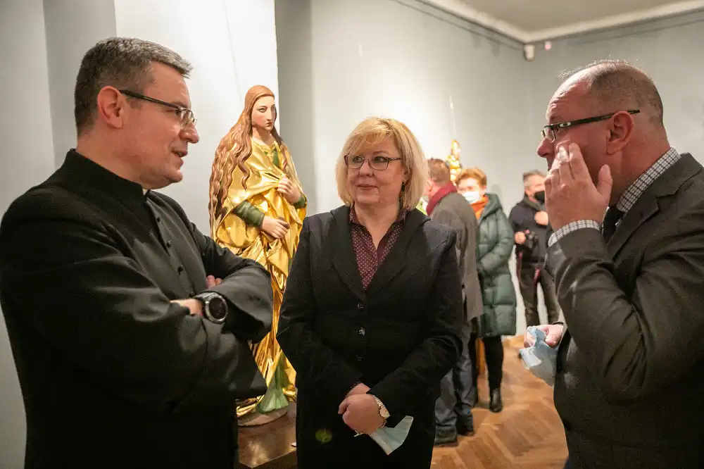Wernisaż wystawy rzeźb z ołtarza głównego Bazyliki św. Małgorzaty