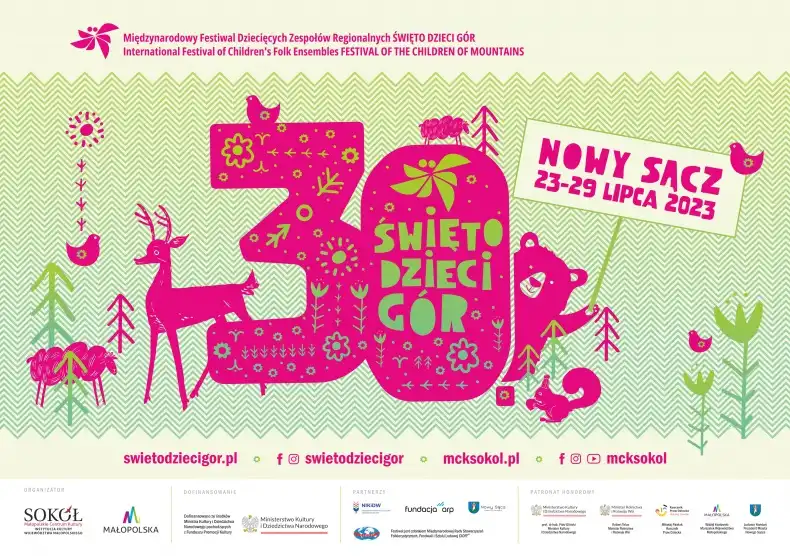 23 lipca Międzynarodowy Festiwal Dziecięcych Zespołów Regionalnych ŚWIĘTO DZIECI GÓR