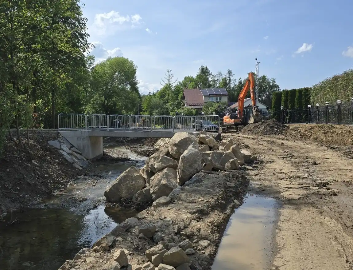 Remont drogi Korzenna–Rzycki nabiera tempa
