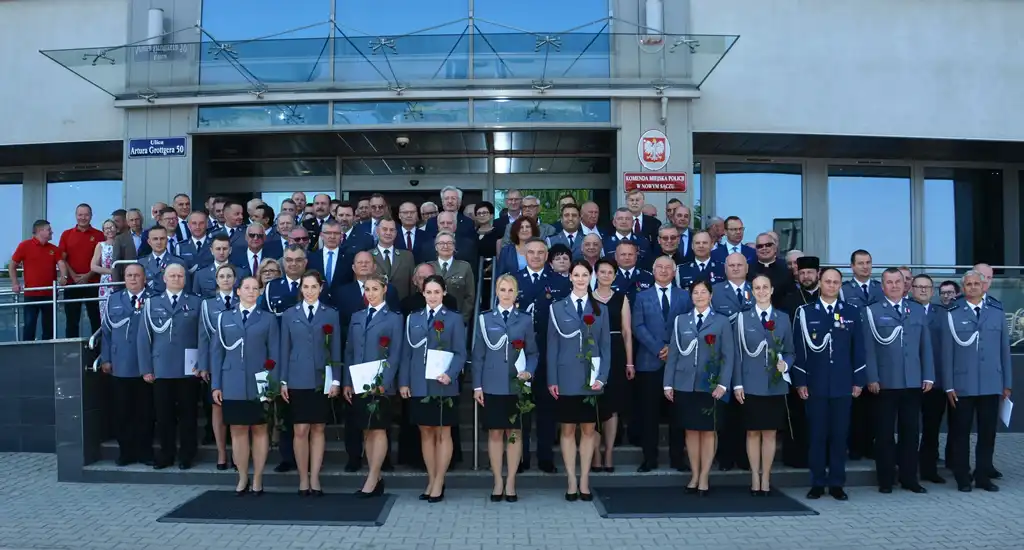 Uroczyste obchody Święta Policji w Nowym Sączu
