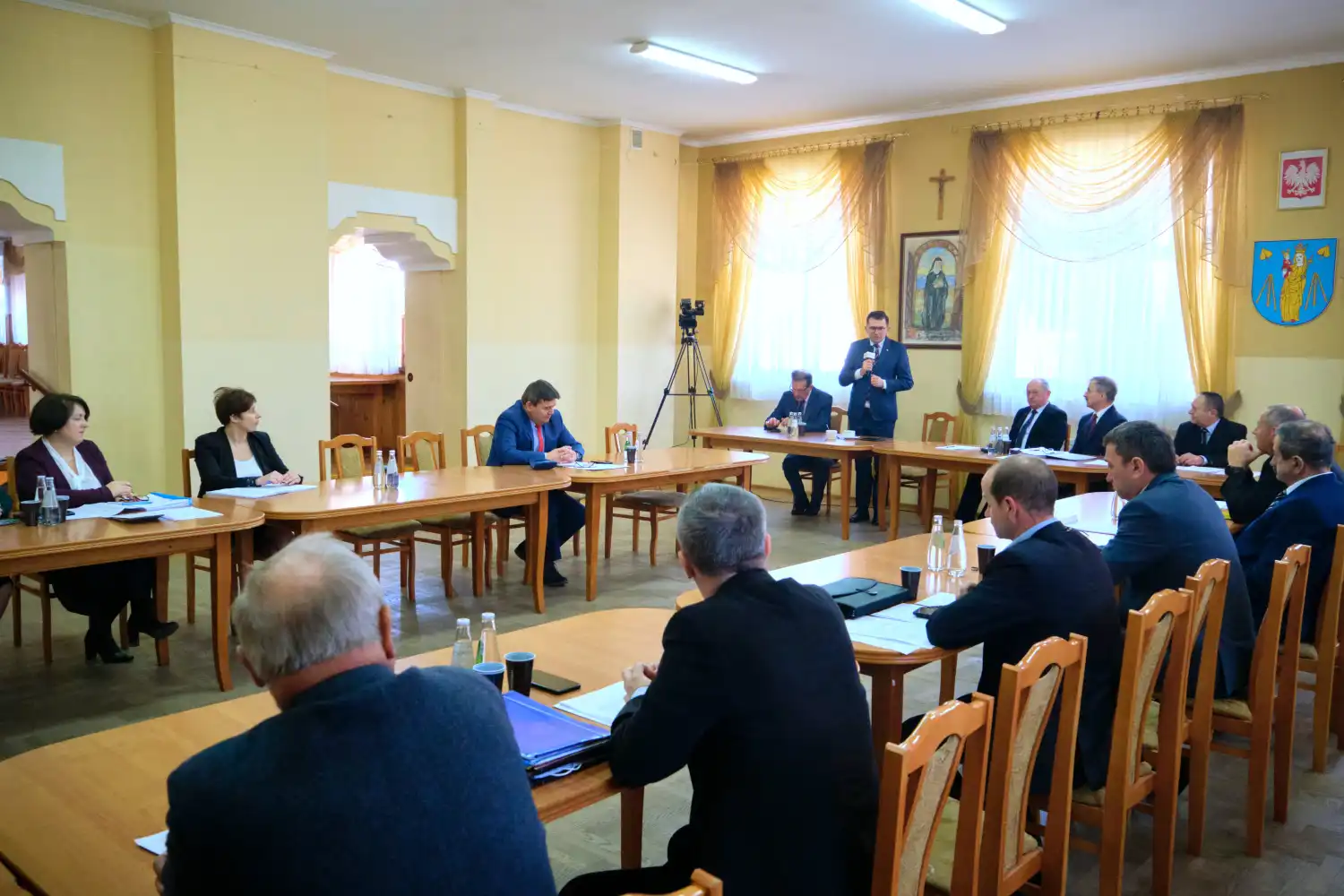 Wojewoda małopolski Łukasz Kmita z wizytą w gminie Lipinki