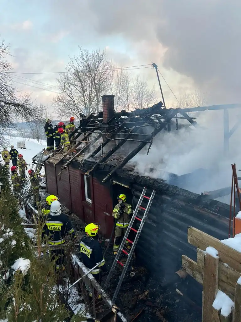 Lipnica Wielka: Pożar trawił cały budynek