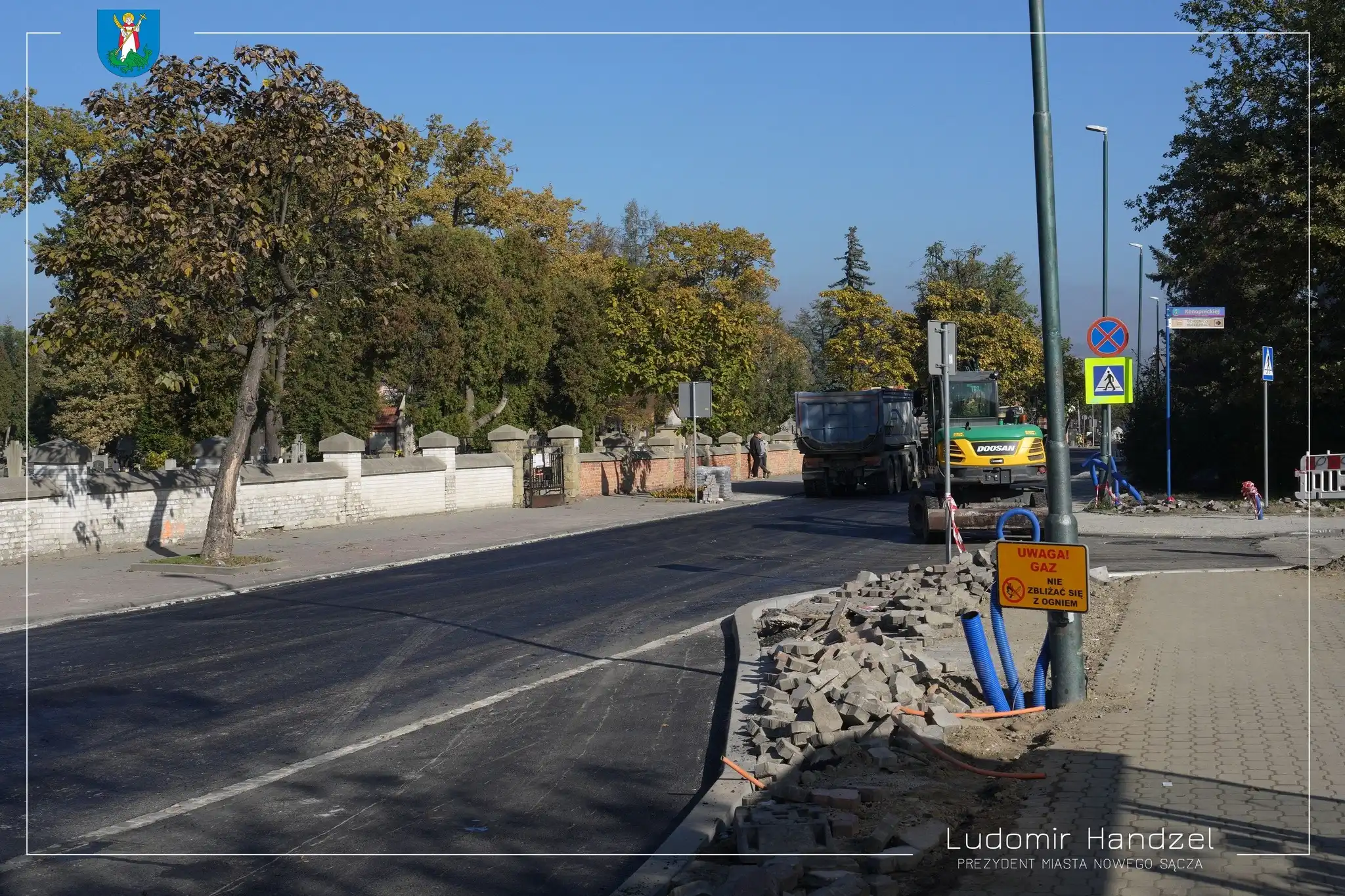 Trwają prace przy kompleksowej przebudowie ul. Rejtana