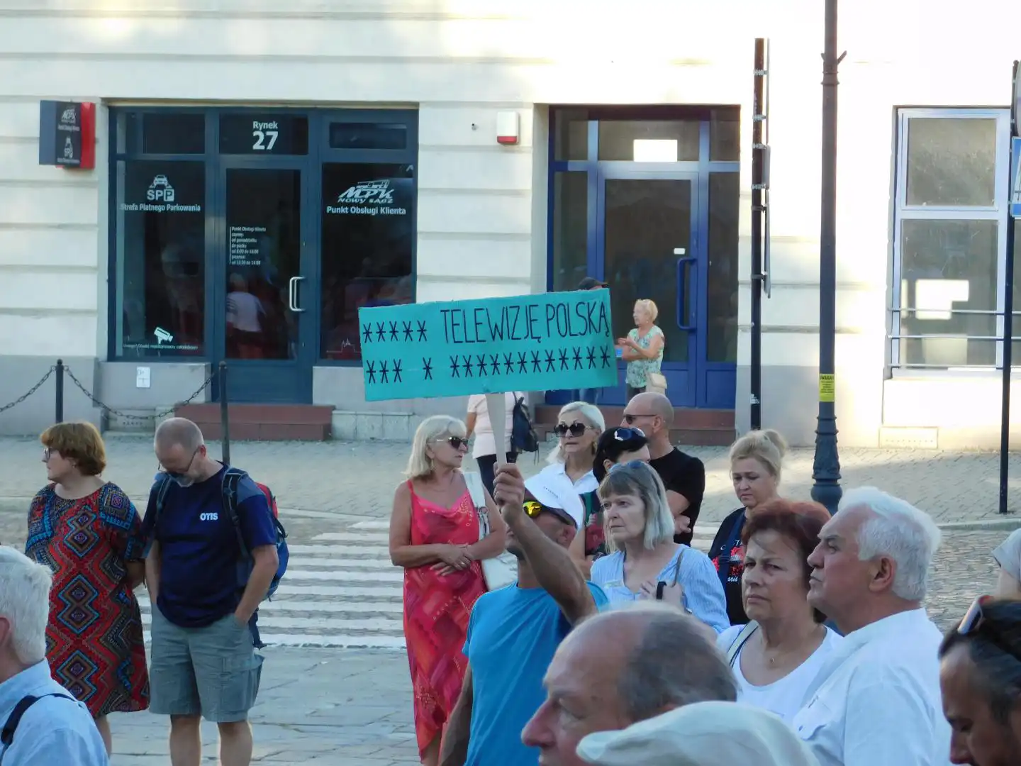 Nowy Sącz: Demonstracja w obronie wolności mediów