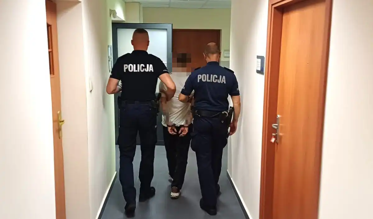 Uderzył kobietę i chciał ukraść torebkę. Szybko wpadł w ręce policji