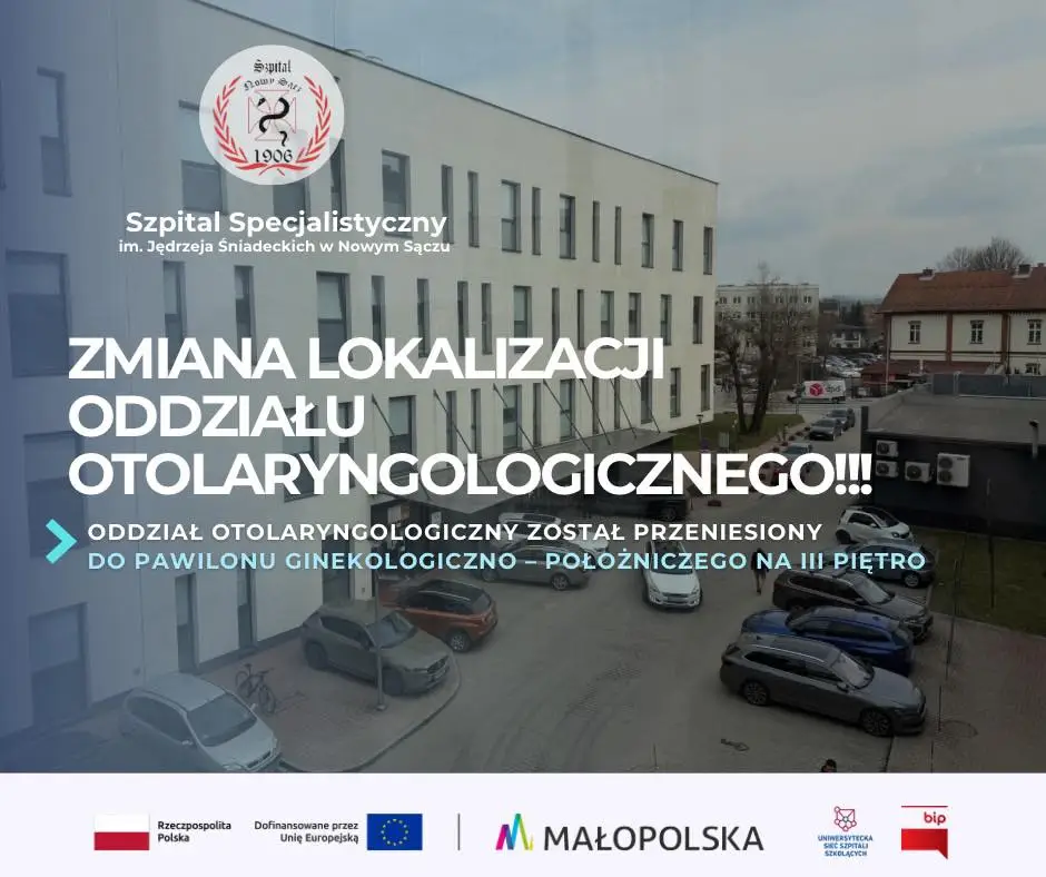 Zmiana w sądeckim szpitalu. Jeden z oddziałów przeniesiony do nowej lokalizacji