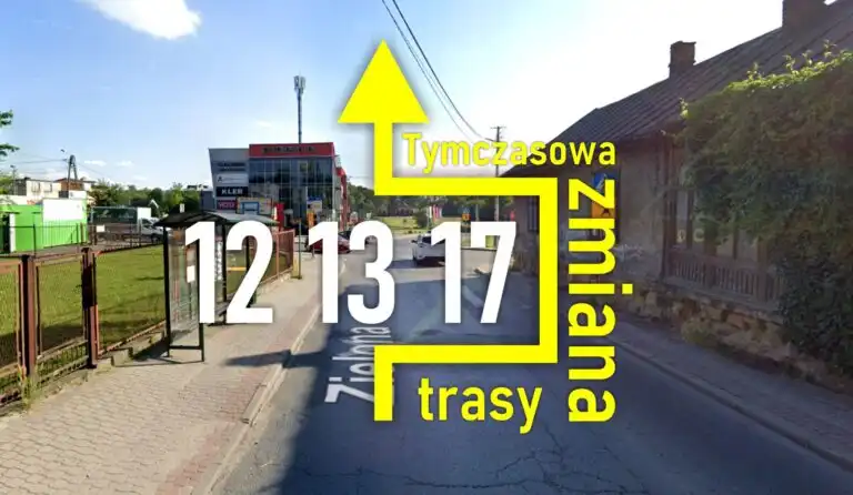 Uwaga! Od 11 czerwca zmiana objazdu na trasie trzech linii MPK