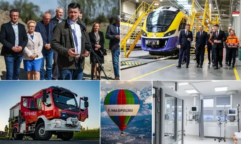 Małopolska pełna inwestycji. Podsumowano działania Samorządu Województwa Małopolskiego
