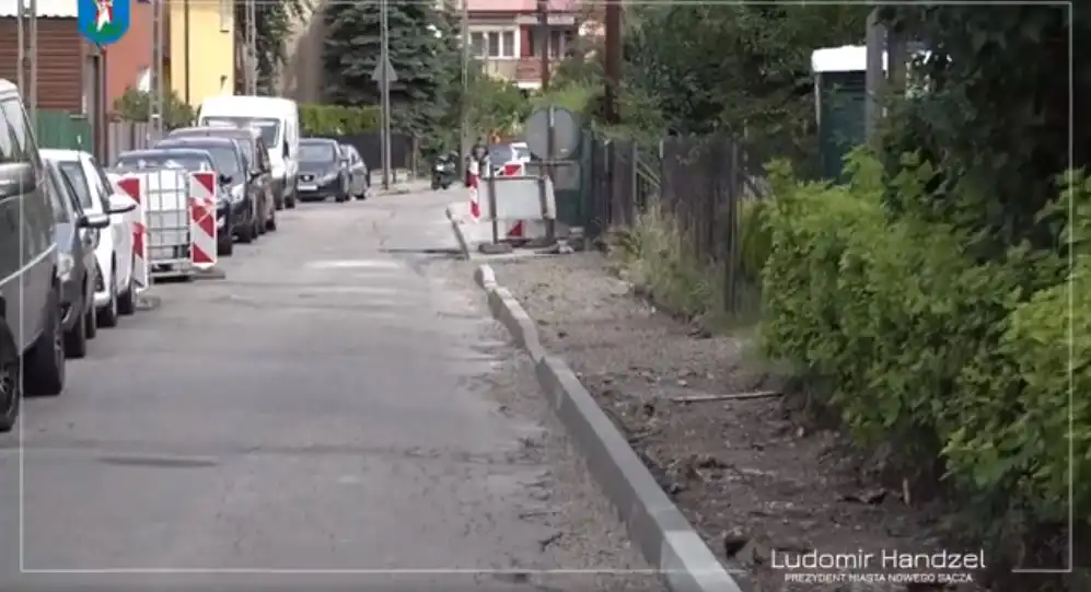 Trwa remont chodnika przy ul. Podhalańskiej w Nowym Sączu