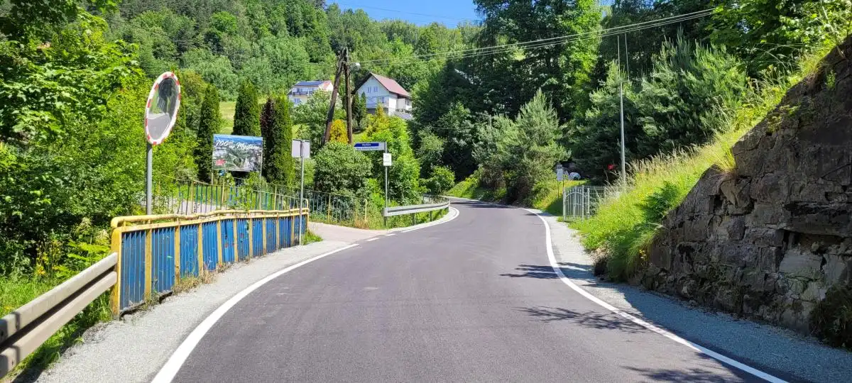 Nowa jakość na drodze gminnej w Kamionce Wielkiej i Mystkowie