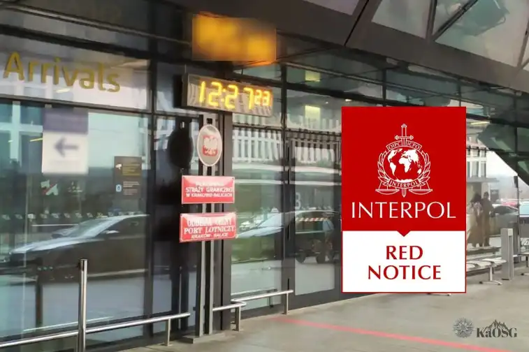 Wpadli na lotnisku w Balicach. Interpol i polski sąd wystawili za nimi czerwone noty