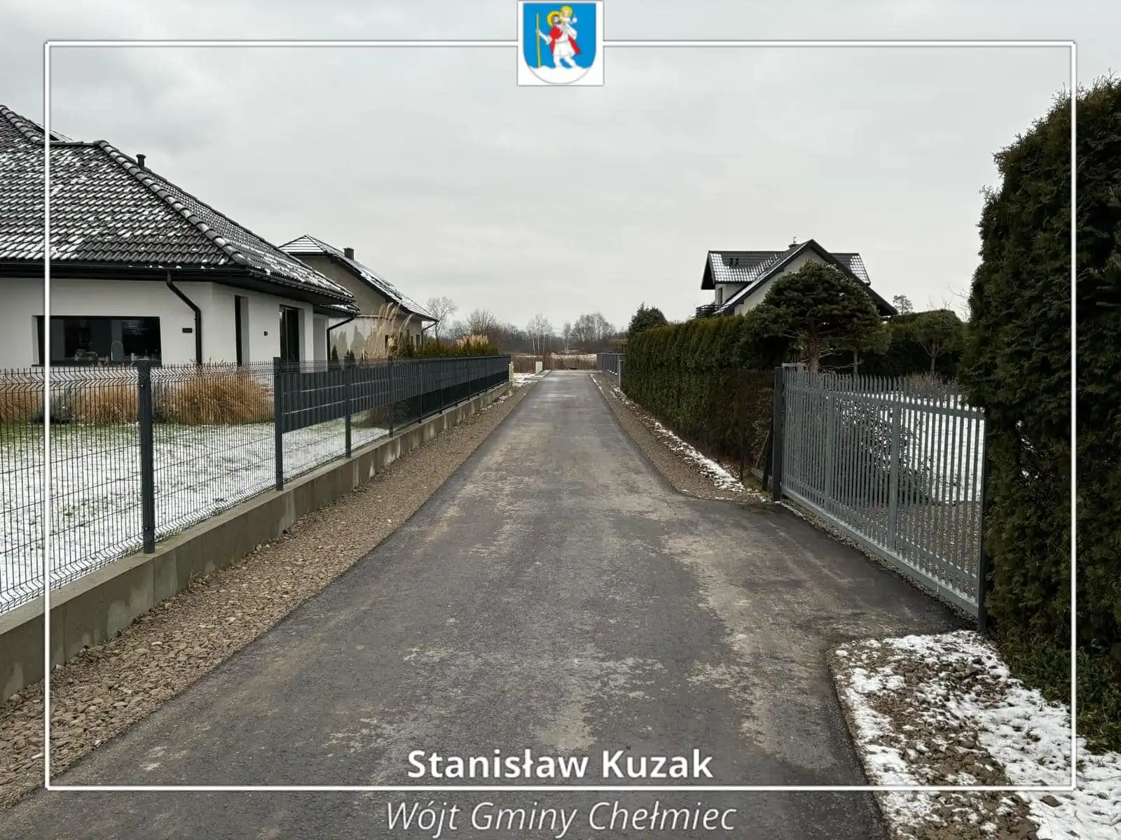 Kolejna inwestycja w Małej Wsi. Fiołkowa boczna z nową nawierzchnią