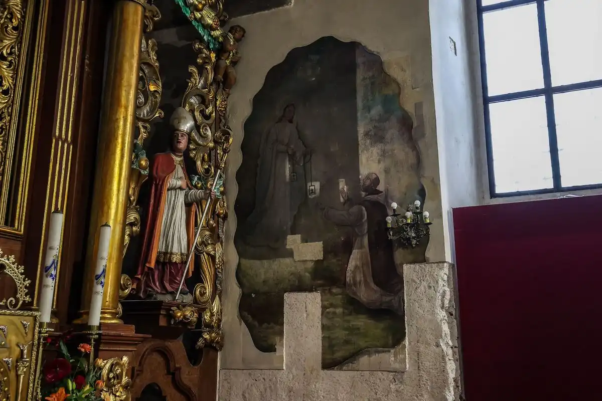 Parafia pw. Narodzenia Najświętszej Maryi Panny w Jazowsku z promesą na kontynuacje prac konserwatorskich