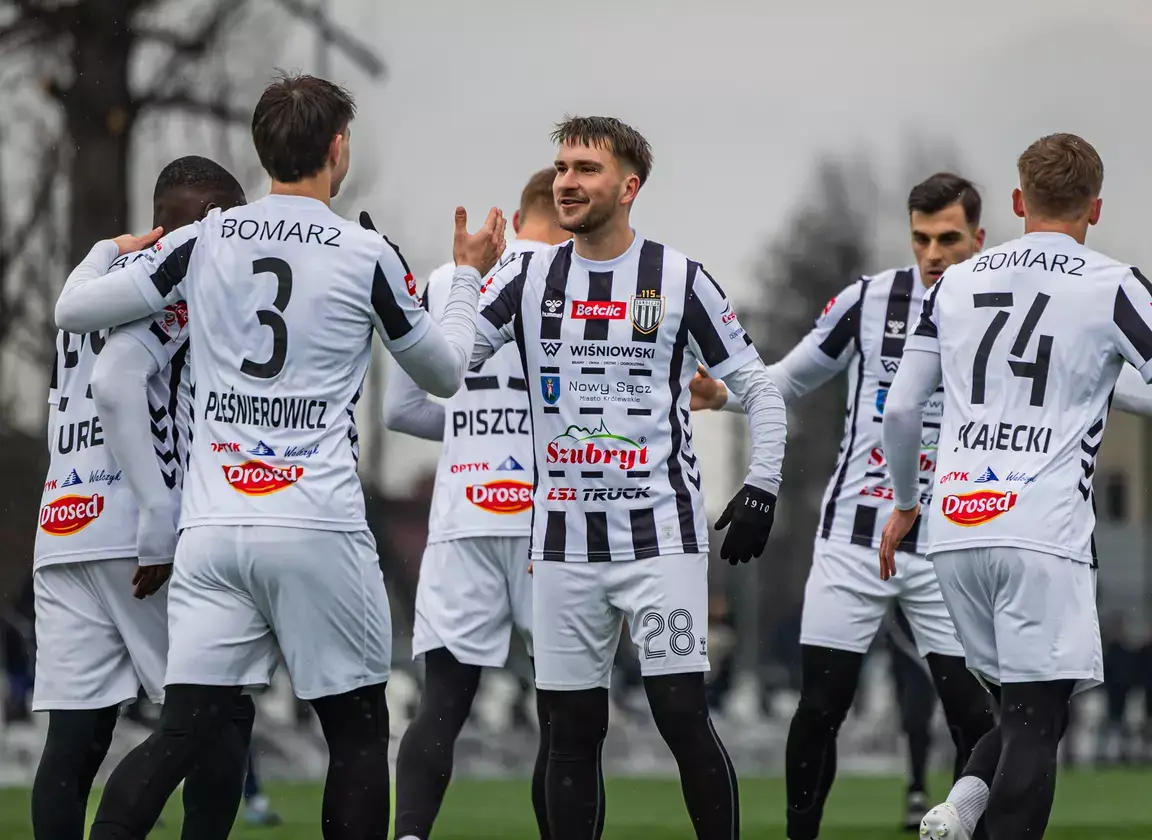 Mocny sygnał przed ligą. Sandecja pewnie wygrywa ostatni sparing
