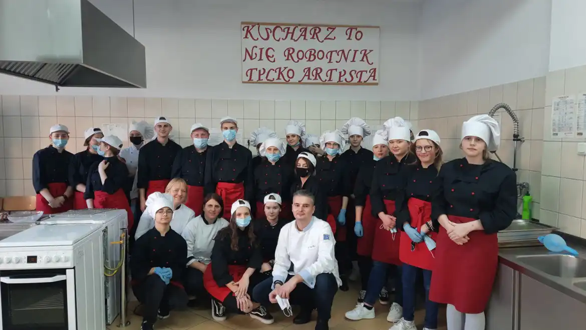 Pokaz serwisu francuskiego w ZSP w Krynicy-Zdroju