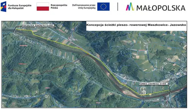 Gmina Łącko przyjazna rowerzystom. Powstanie nowa trasa pieszo-rowerowa