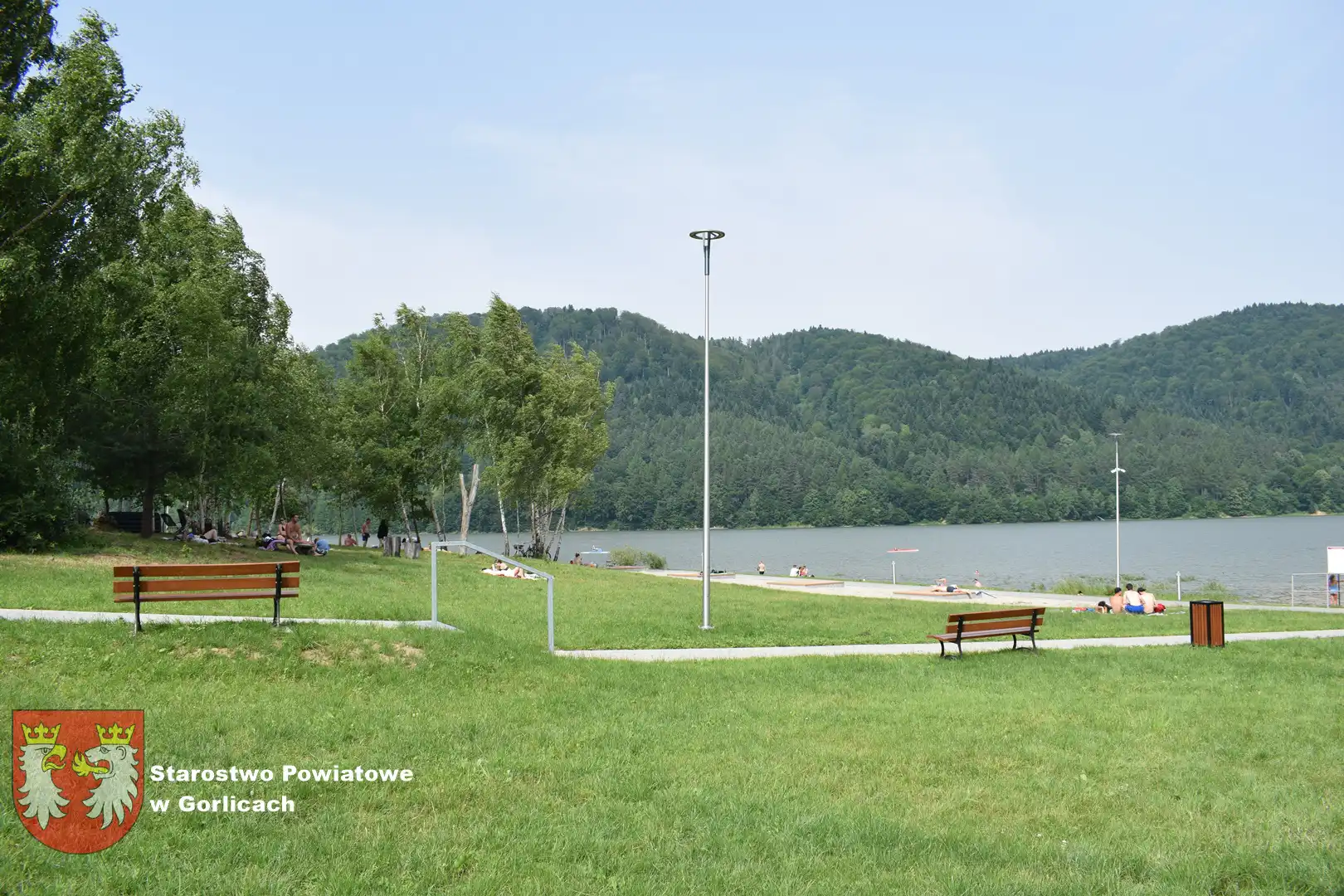 Ścieżki pieszo-rowerowe nad Klimkówką uroczyście otwarte