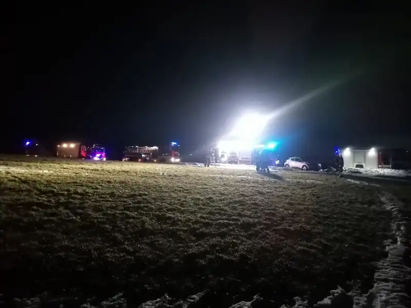 Pożar budynku mieszkalnego w Stańkowej. Akcja gaśnicza trwała blisko trzy godziny