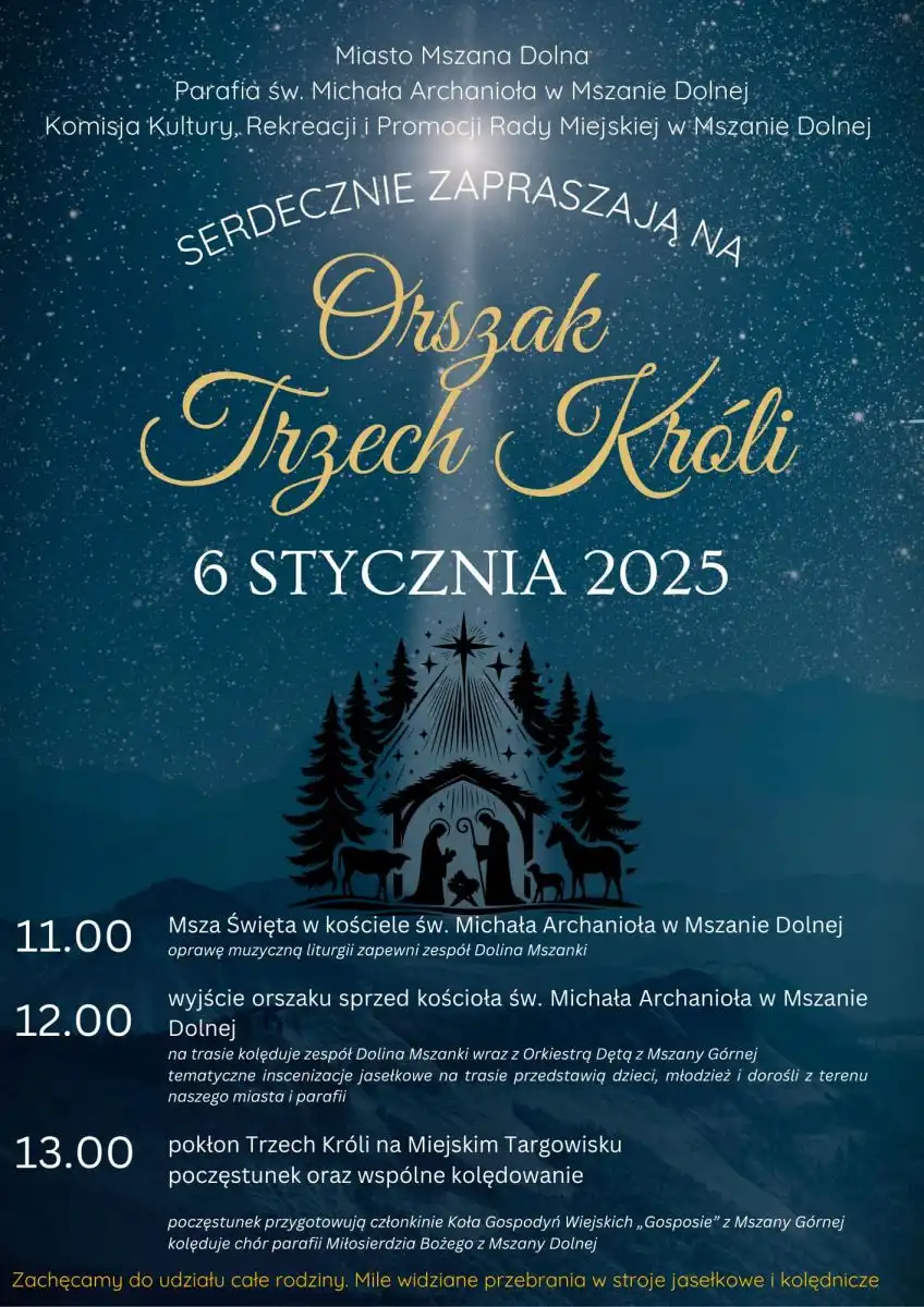 Orszak Trzech Króli w Mszanie Dolnej. Powrót po 13 latach!