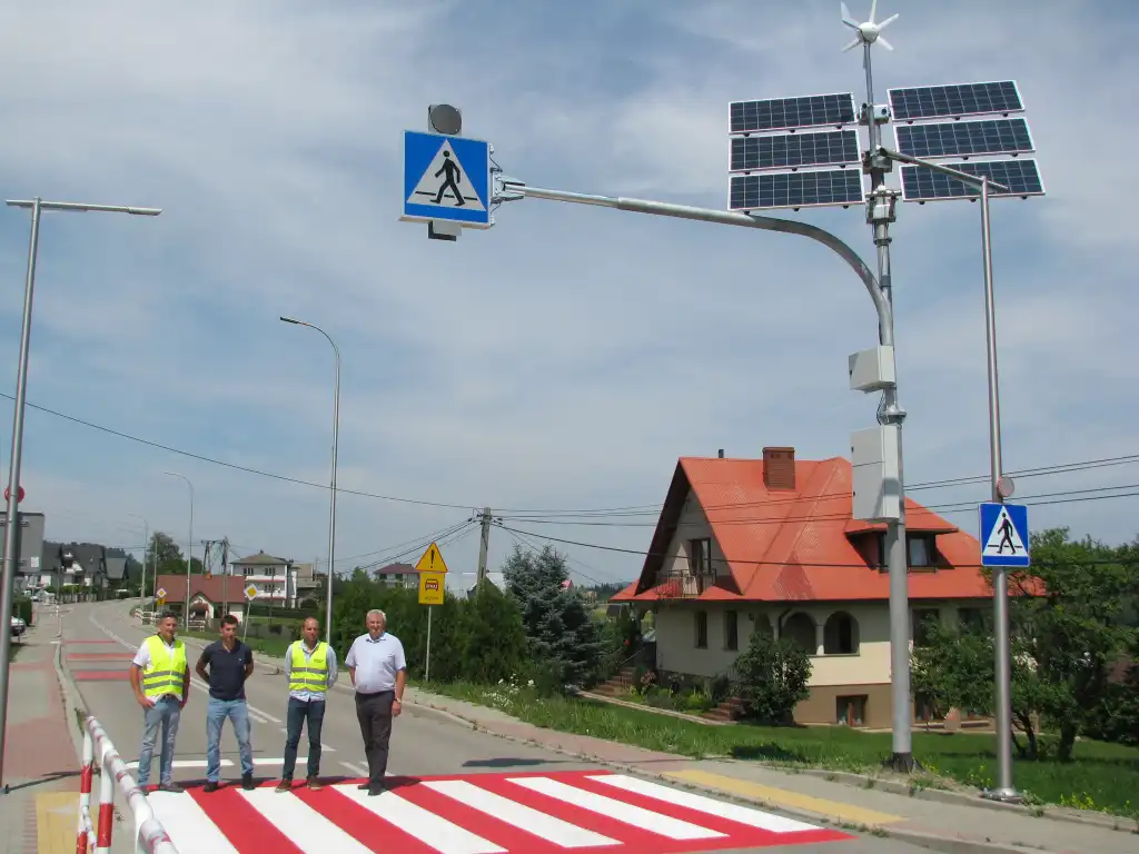 W Powiecie Limanowskim pojawiły się trzy nowoczesne przejścia dla pieszych