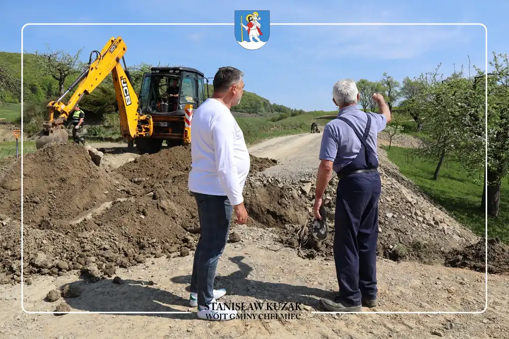 Droga w Bieńkówce szersza dzięki zaangażowaniu mieszkańców
