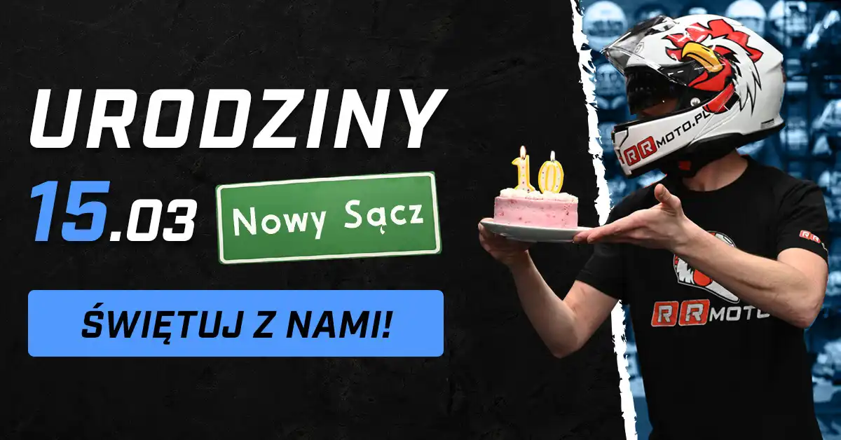 Urodziny RRmoto - największy sklep motocyklowy kończy 10 lat