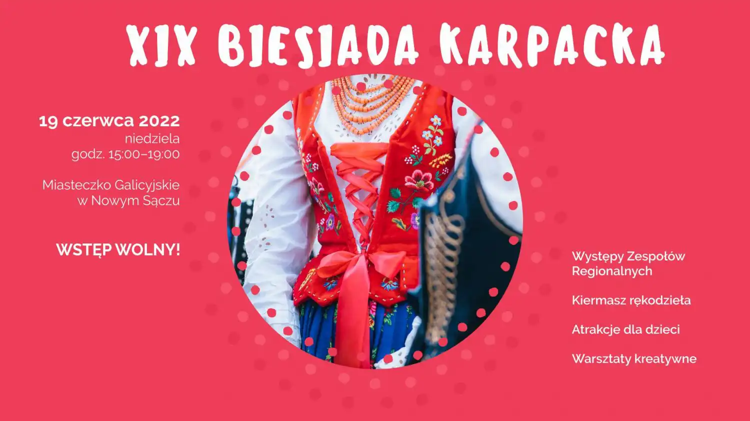 Małopolska: Wydarzenia kulturalne na weekend 15 - 19 czerwca