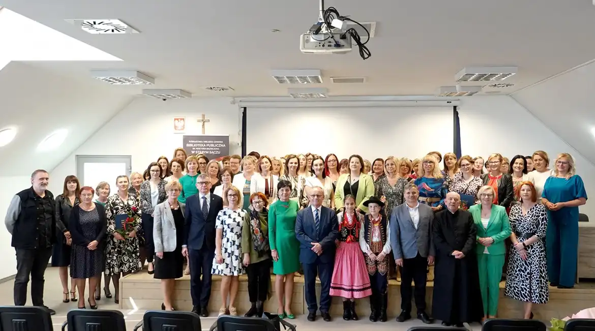Spotkanie z okazji Dnia Bibliotekarza w Podegrodziu