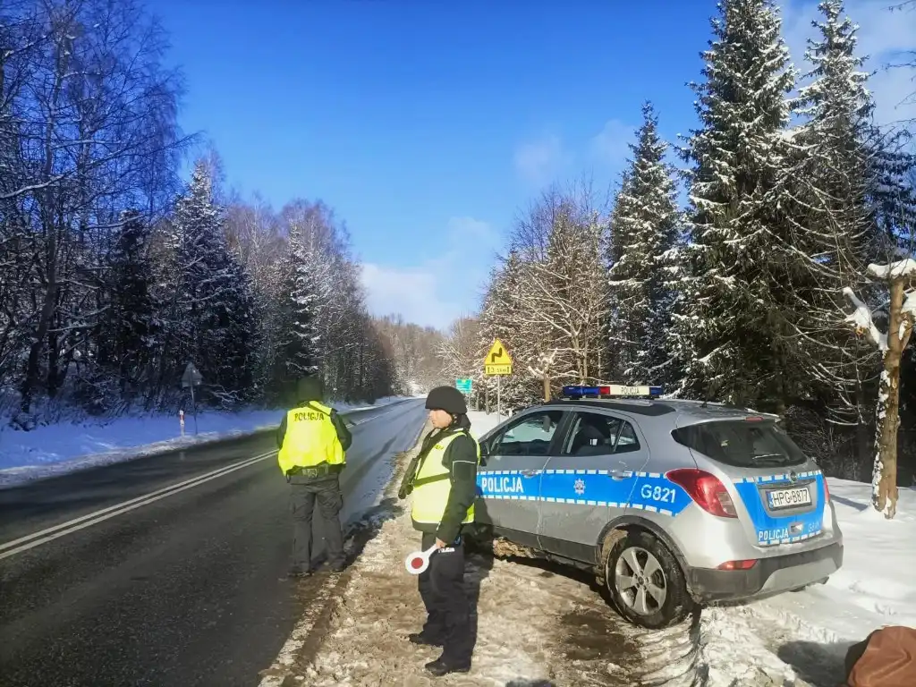 „Zapora 2023”. Sądeccy Policjanci ćwiczyli działania pościgowo-blokadowe