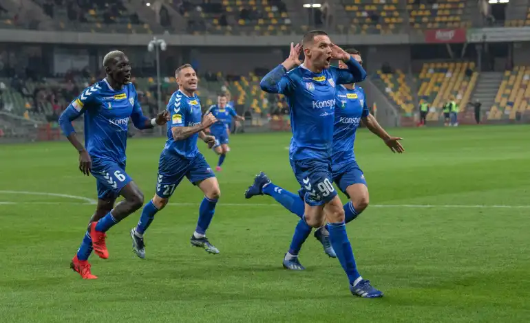 Sandecja zdobywa komplet punktów w meczu z Podbeskidziem