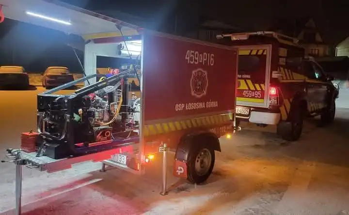 Nowa Przyczepka ODO dla OSP Łososina Górna. Inwestycja w bezpieczeństwo mieszkańców