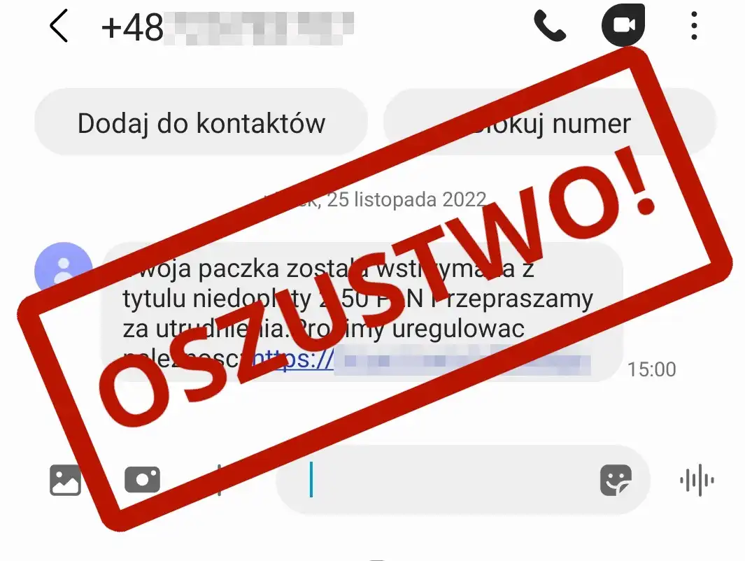 Uwaga na fałszywe SMS-y