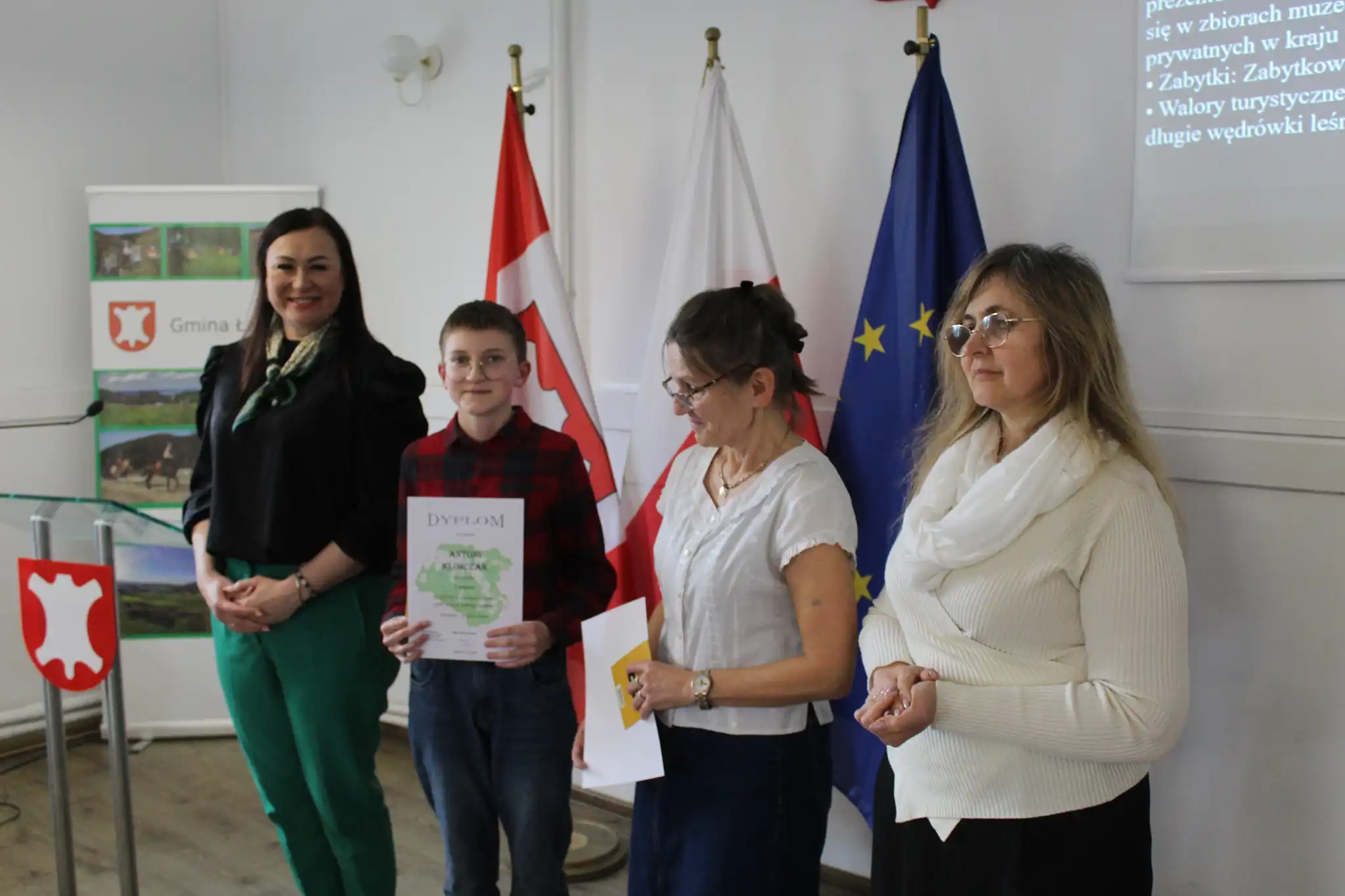Młodzi znawcy Gminy Łabowa nagrodzeni