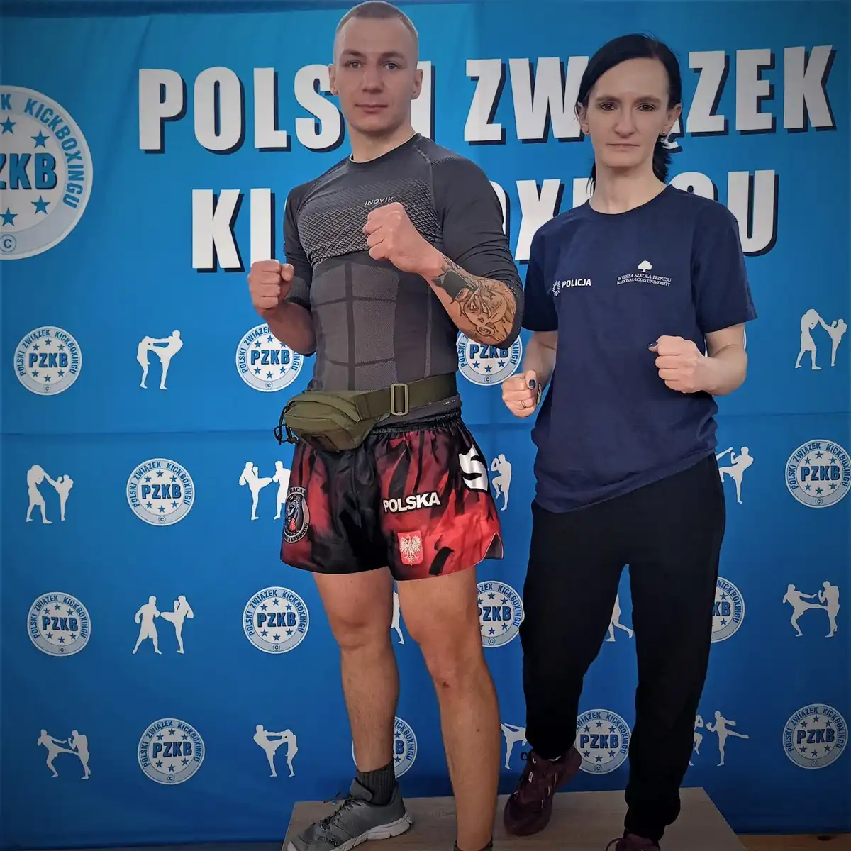 Sukces Policjantów z Limanowej w Pucharze Polski Wojska Polskiego i Służb Mundurowych w Kickboxingu