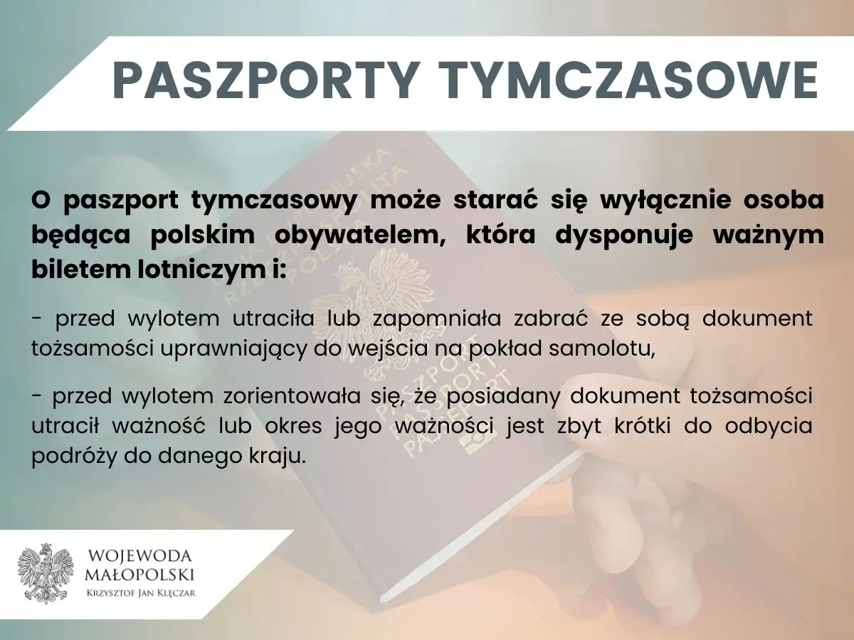 Punkt Wydawania Paszportów Tymczasowych w Krakowie już działa