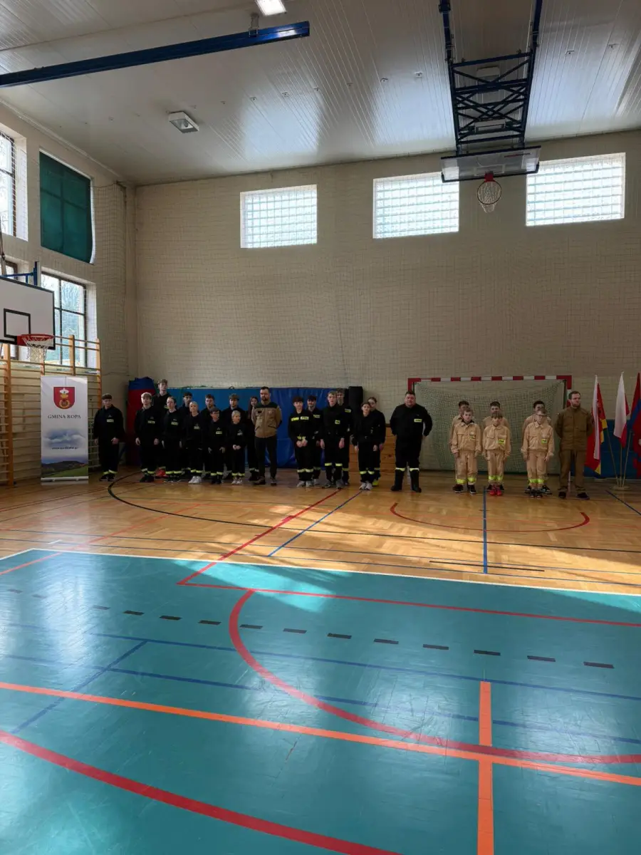 Młodzi strażacy rywalizowali w Ropie. Zakończyły się II Halowe Zawody MDP