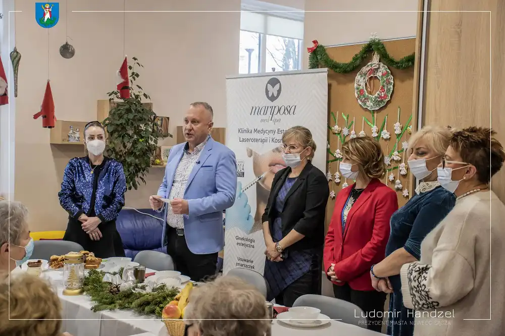 Wigilijne spotkanie w Dziennym Domu Seniora