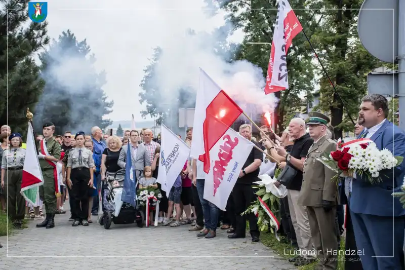 78. rocznica wybuchu powstania warszawskiego – uroczystości w Nowym Sączu