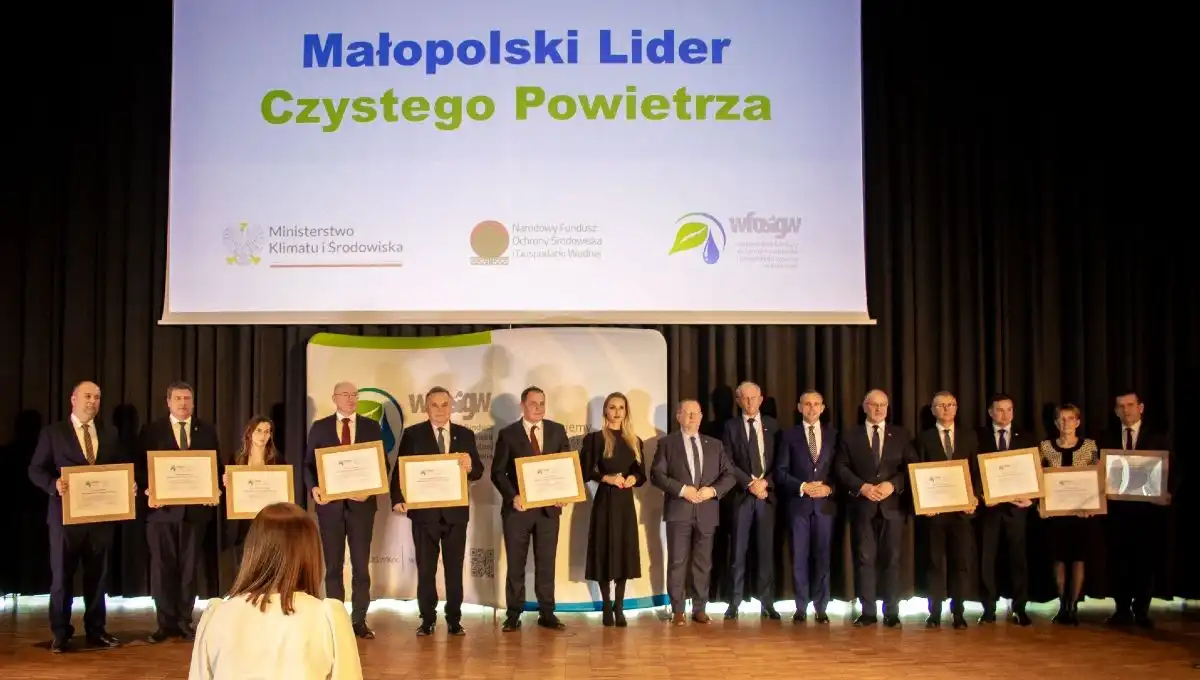 Gmina Chełmiec z wyróżnieniem "Małopolski Lider Czystego Powietrza"