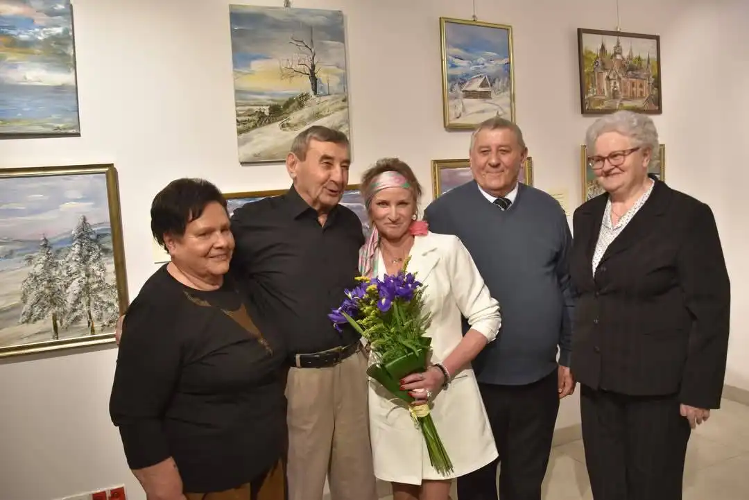 Wernisaż wystawy „Malowane wyobraźnią” Marii Platy w Limanowej