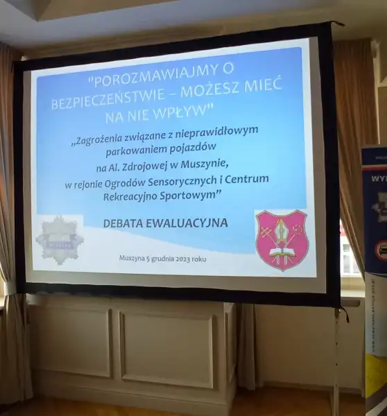 Muszyna: Policjanci rozmawiali z mieszkańcami o bezpieczeństwie