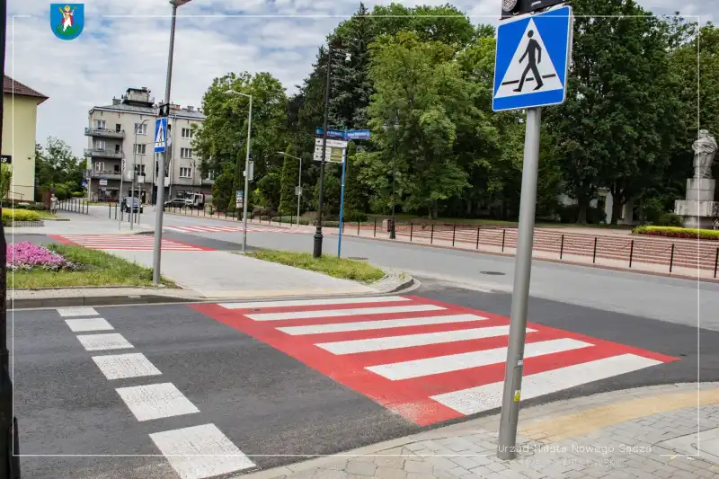 Nowy Sącz: w mieście pojawiło się 6 nowych bezpiecznych przejść dla pieszych