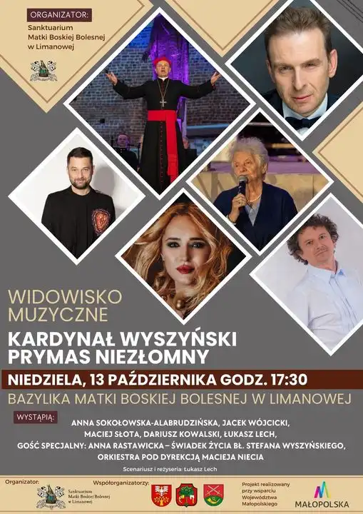 Muzyczne widowisko „Kardynał Wyszyński – Prymas niezłomny” w Limanowej