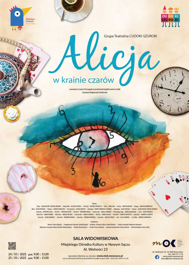 Spektakl pt. „Alicja w krainie czarów” w MOK