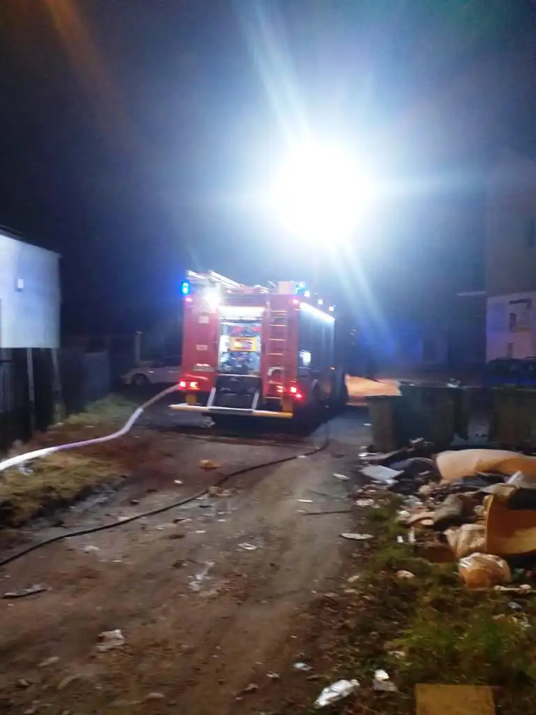 Nowy Sącz: Pożar garażu na ul. Gwardyjskiej