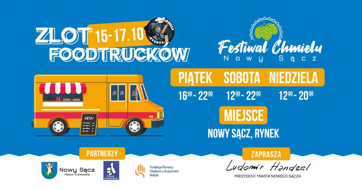 Nowy Sącz: Ostatni zlot Food Trucków w tym sezonie