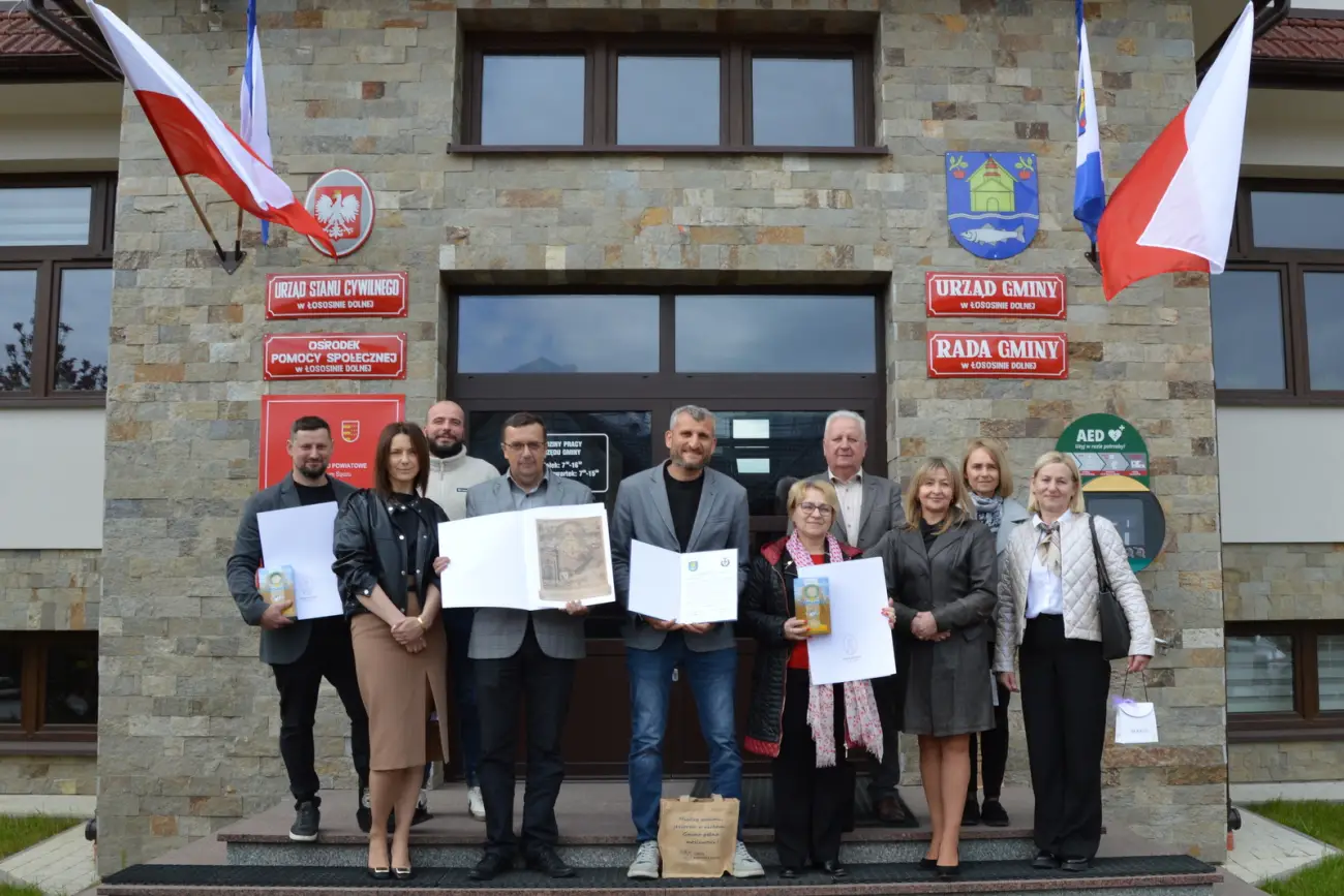 Włoska delegacja w Łososinie Dolnej. Wraca współpraca z Crescentino