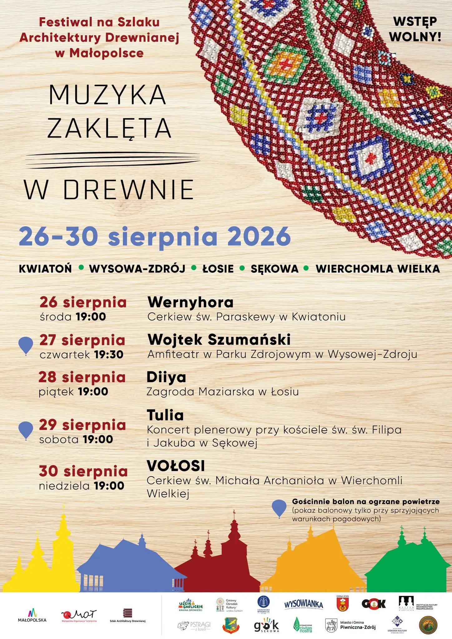Sękowa i Beskid Niski. Festiwal „Muzyka Zaklęta w Drewnie” wraca z koncertami w zabytkach UNESCO